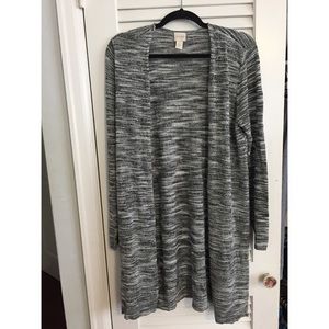 Chico’s Gray Cardigan Sweater